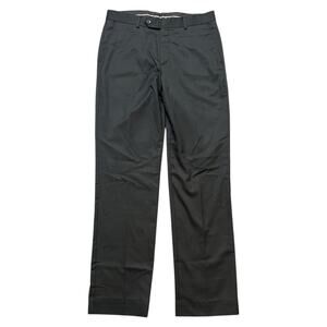 Wills Classic Regular Fit Black Dress Pants Wool Blend Office Workwear - 32x32